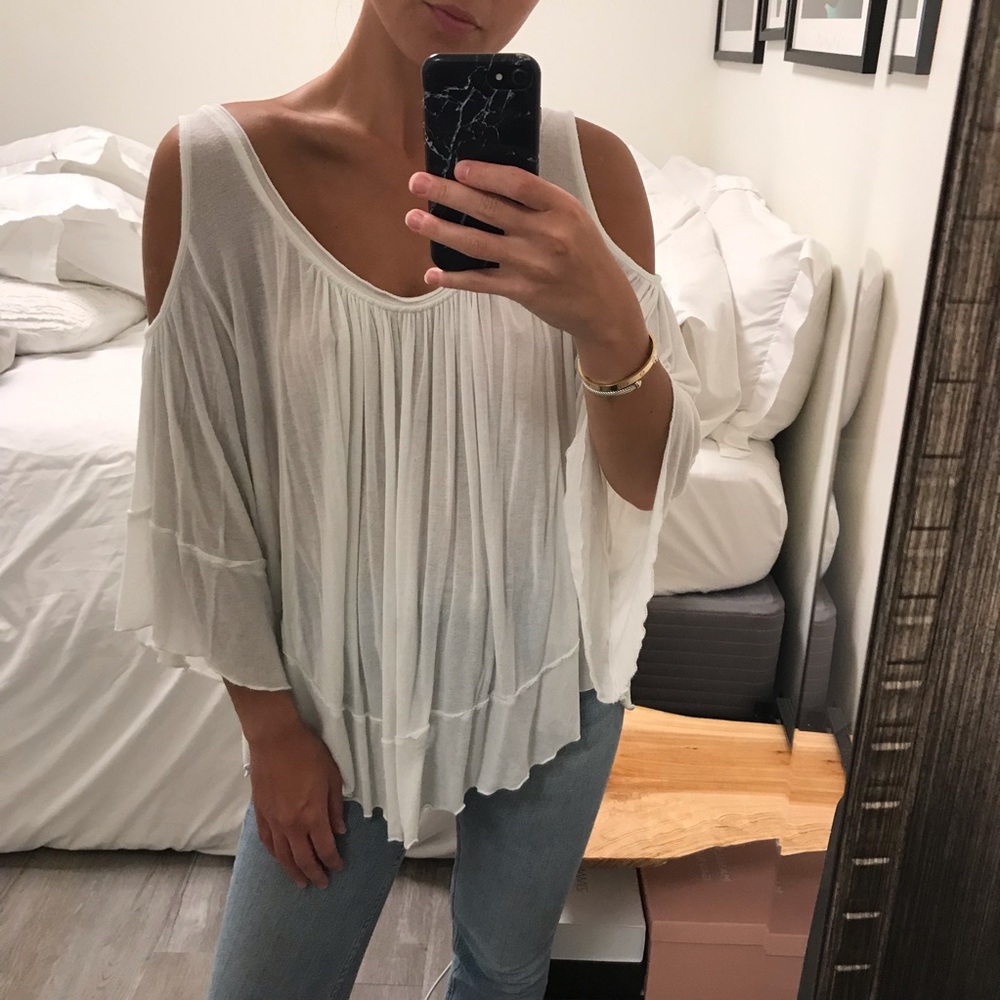 Free people, cold shoulder blouse